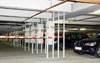 Mit Stahlstützen wird derzeit die Tiefgarage unter dem Zentralparkplatz gesichert. Etliche der Betonpfeiler sind mürbe geworden Mit Stahlstützen wird derzeit die Tiefgarage unter dem Zentralparkplatz gesichert. Etliche der Betonpfeiler sind mürbe geworden